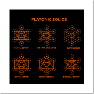 Platonic Solids Posters and Art